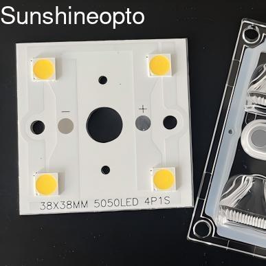 Waterproof 5050 SMD LED Street Light Module 10W-15W dengan LED Board dan Lens
