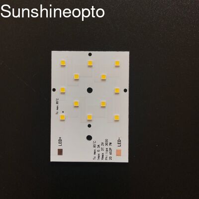Papan PCB LED 7W SMD 3030 Kustom dengan Ketebalan 1,5mm dan Ukuran 50x70mm