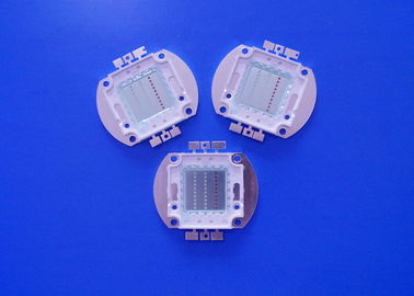 1050mA COB Daya Tinggi LED 30W RGB Merah Hijau Biru Warna Sudut Pandang Lebar