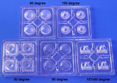 4 LED High Bay Light Lens 90X90MM Shop Box Tipe 5730/5050 SMD PC Kelas Optik
