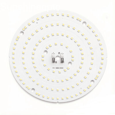 Modul PCB LED 100W 3030 dengan Lensa Teluk Tinggi Lensa Optik PC Transmisi Cahaya 92% untuk Pencahayaan Teluk Tinggi Industri