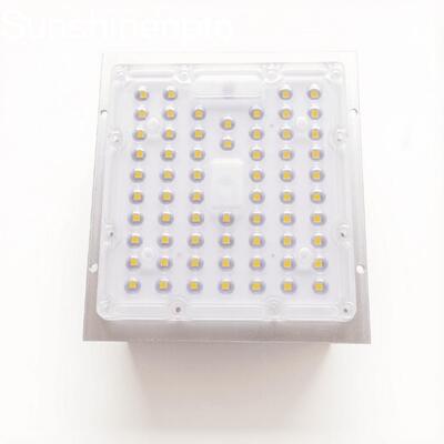 Modul Lensa LED 90° Persegi 3030 Lensa PC Optik 64-LED dengan Produsen OEM/ODM PCB Aluminium