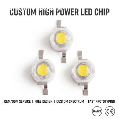 3W High Power Bridgelux LED Chip 240lm 6000K?? 6500K White LED Emitter untuk Lampu Jalan, Lampu Banjir & Lampu Industri OEM LED Manufacturer