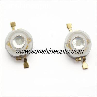 LED Daya Tinggi Hijau 3W 520–530nm 160–180lm Pemancar LED Kecerahan Tinggi untuk Penerangan Panggung