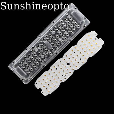 Modul Lampu Jalan LED SMD 3030 60W 72pcs dengan Sudut Sinar 80×150 Derajat