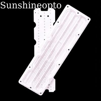 Papan PCB LED SMD 64-in-1 3030 Kustom dengan Lensa PC Optik 90×110 Derajat untuk Penerangan Jalan & Industri