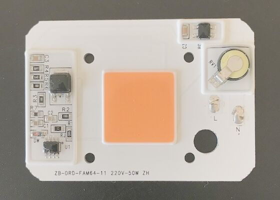 AC220V DOB 50W Grow Light Driverless LED 3200k 78x55mm Holder