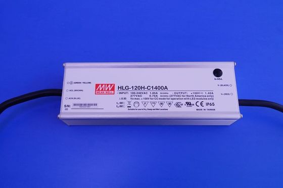 Driver Meanwell 120W Tahan Air Catu Daya LED Arus Konstan dengan kasing aluminium
