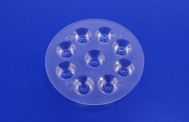 Lensa Optik LED Bridgelux 9 x 1w, Lensa Reflektor Led dengan Papan PCB