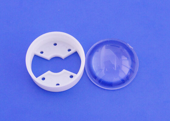 Hapus 60 Derajat Plano Lensa Cembung Bridgelux 23mm Untuk LED 1-3W