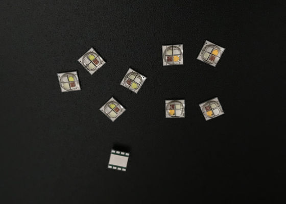 10W Silicone 5050 700mA Ceramic LED Diodes 605nm Amber RGB Led Diodes