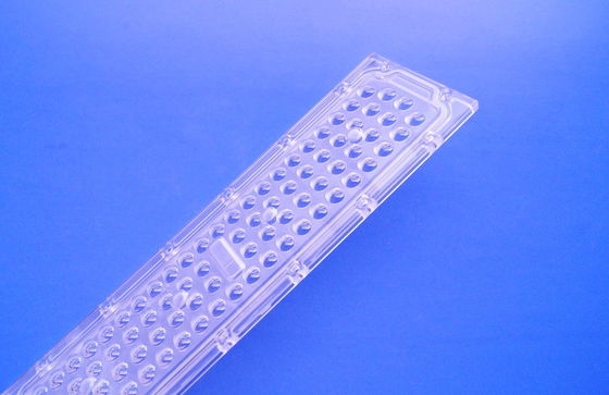 Lensa Lampu Jalan LED SMD 3030 50W dengan Sudut Vertikal 136x78 derajat dan Bahan PC Kelas Optik