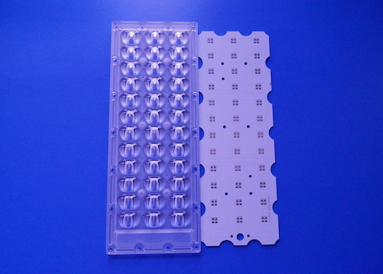 PCB 144 LED Street Light Retrofit Kit Lensa Array 18 Paralel 48v 150W