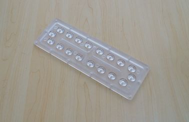 Lensa Jalan Asimetris Led Lampu Jalan 18W 4 Jalur Kendaraan 235x80x5mm