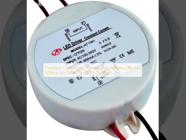 Constant Current Led Power Supply 1280ma 28w DC 320ma Led Driver 14-22.5V Output
