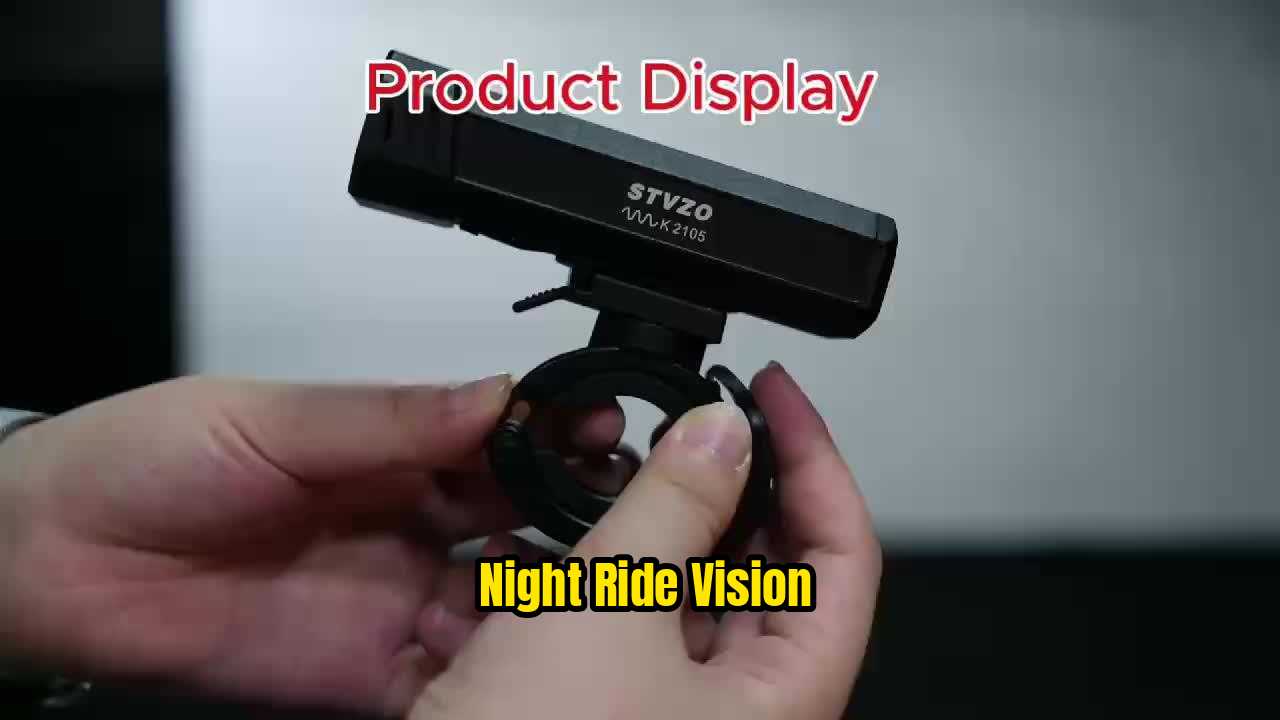245m LED Rechargeable Mountain Bike Headlight with 2600mAh battery for nighttime mountain bike use.